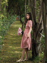 Peony Bloom Tiered Dress