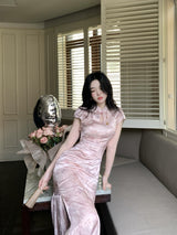 Blush Orchid Cheongsam Dress