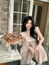 Romantic Swan Corset Two-Piece Set