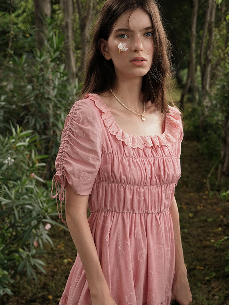 Peony Bloom Tiered Dress