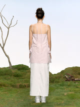 Ribbon Pocket Bustier Dress