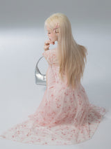 Ethereal Blossom Layered Dress Set