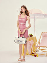Sweetheart Knit Mini Dress
