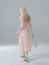 Ethereal Blossom Layered Dress Set