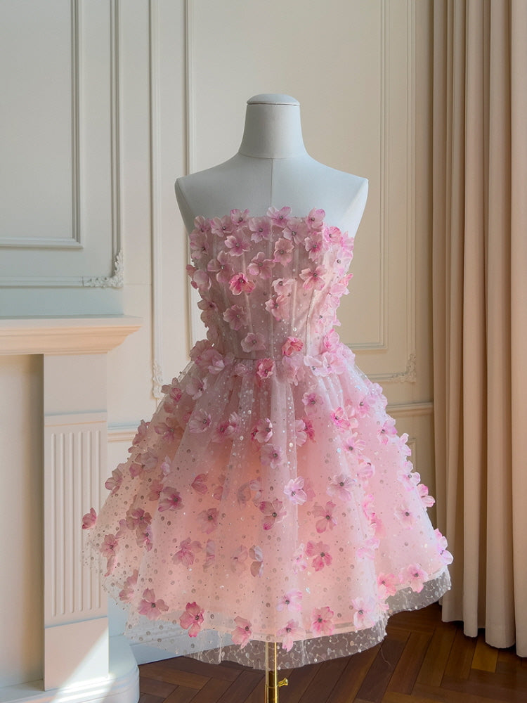 Moonlit Blossom Waltz Dress Set