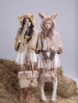 Fawn in the Forest Hooded Cape