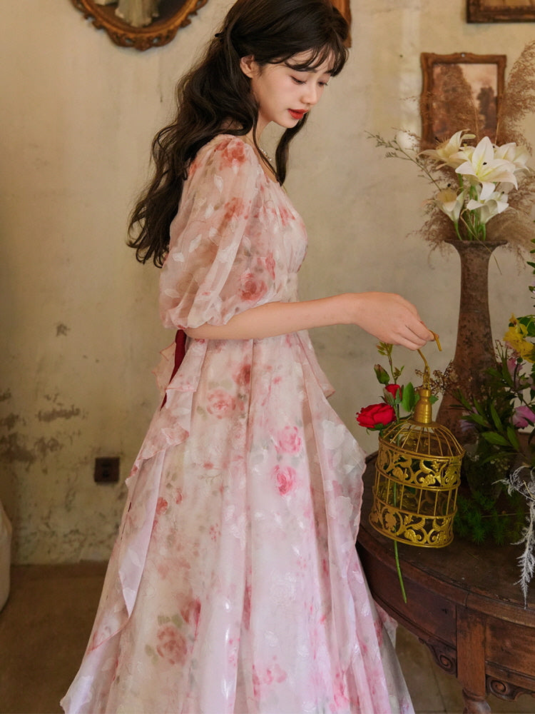Rosé Reverie Gown