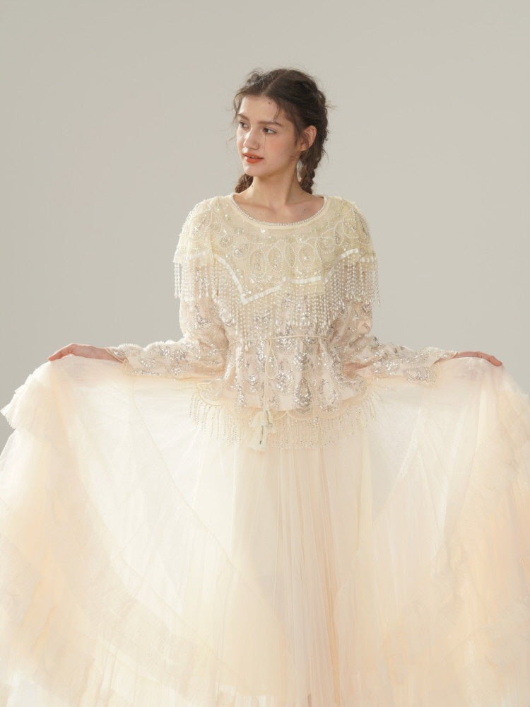 Peach Whip Cloud Skirt