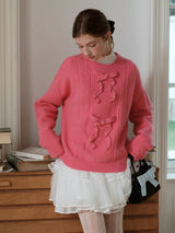 Plum Cream Daydream Knit