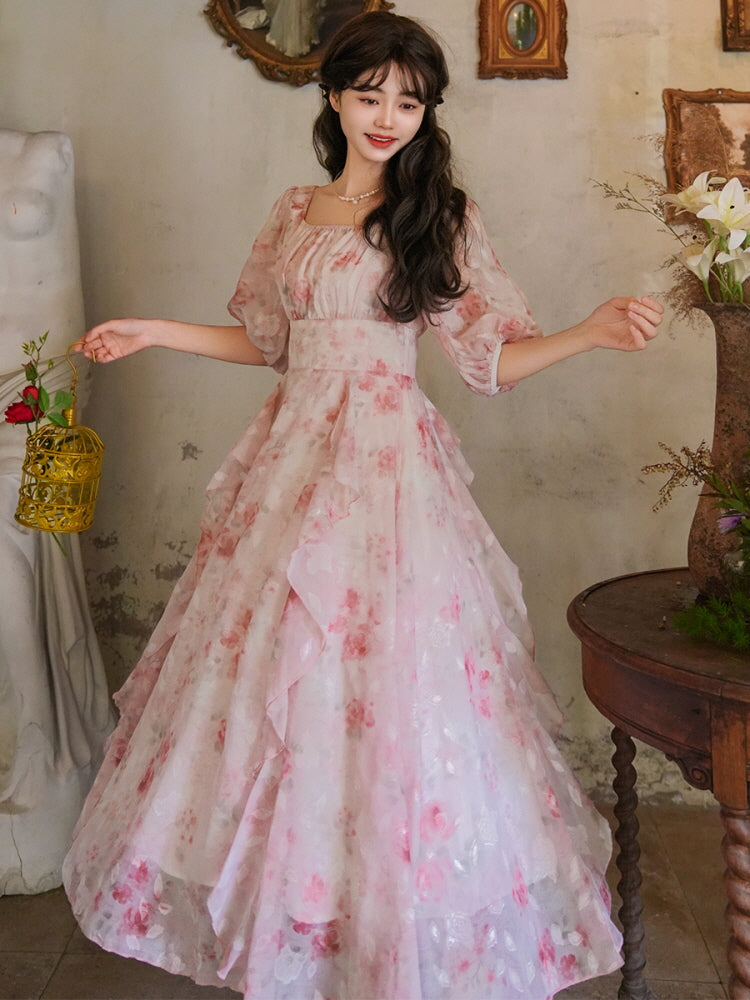 Rosé Reverie Gown