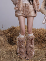 Bambi Whispers Faux Fur Shorts