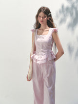 Ruffle Bloom Corset Blouse