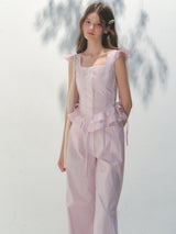 Ruffle Bloom Corset Blouse