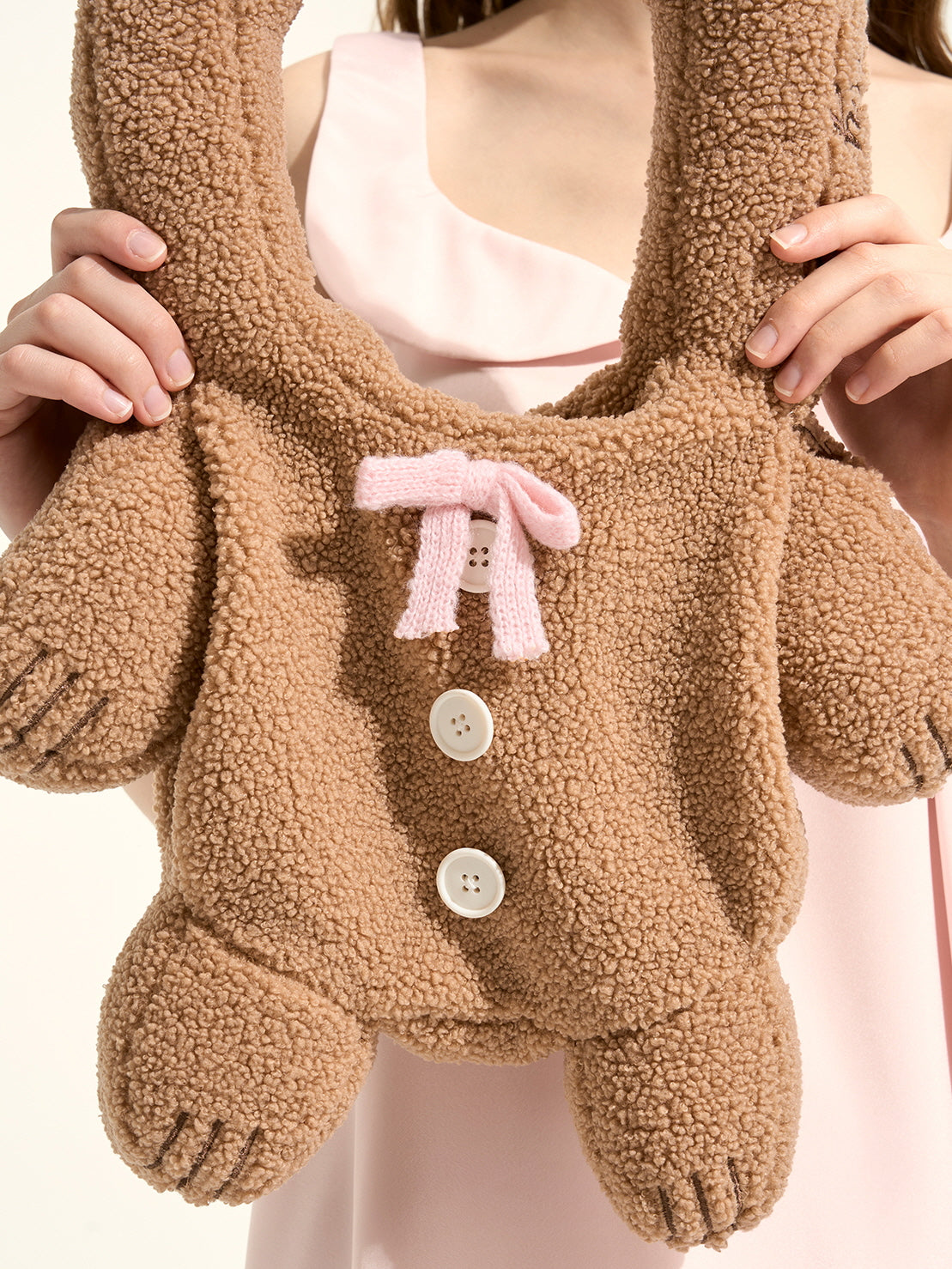 Teddy Button Bear Arm Bag