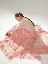 Peach Whip Cloud Skirt