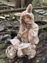 Fawn in the Forest Hooded Cape