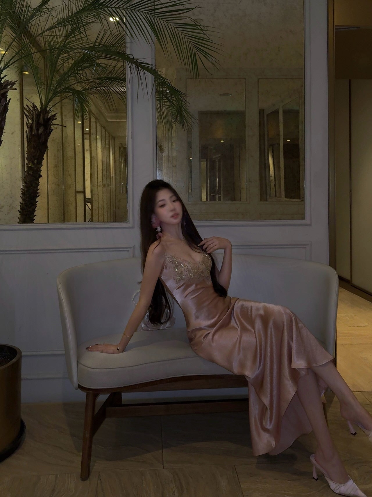Moonlight Rosé Gown