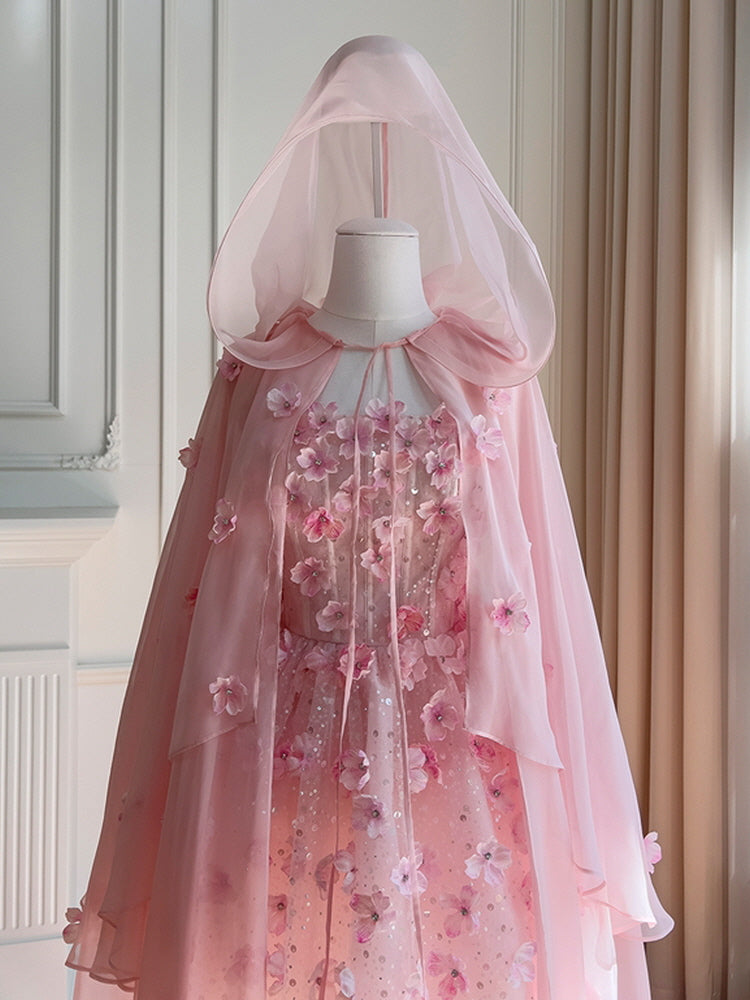 Moonlit Blossom Waltz Dress Set