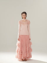 Peach Whip Cloud Skirt