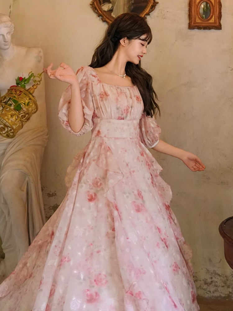 Rosé Reverie Gown