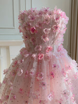 Moonlit Blossom Waltz Dress Set