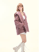 Berry Whirlwind Cocoon Hoodie