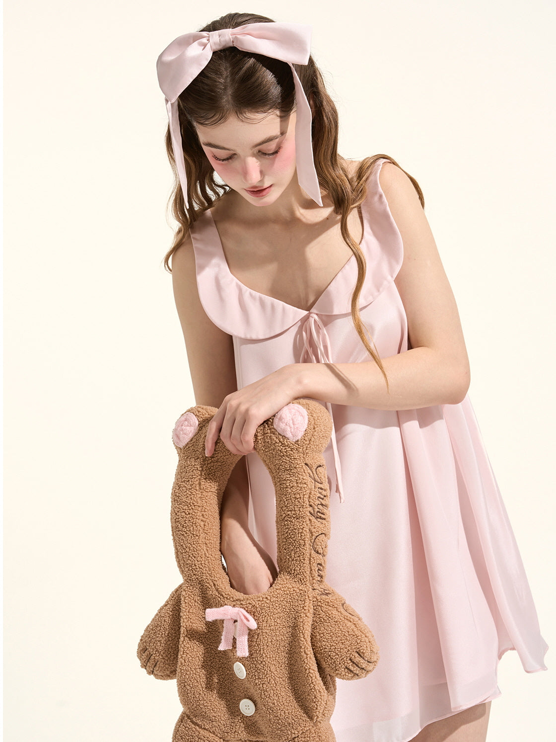 Teddy Button Bear Arm Bag