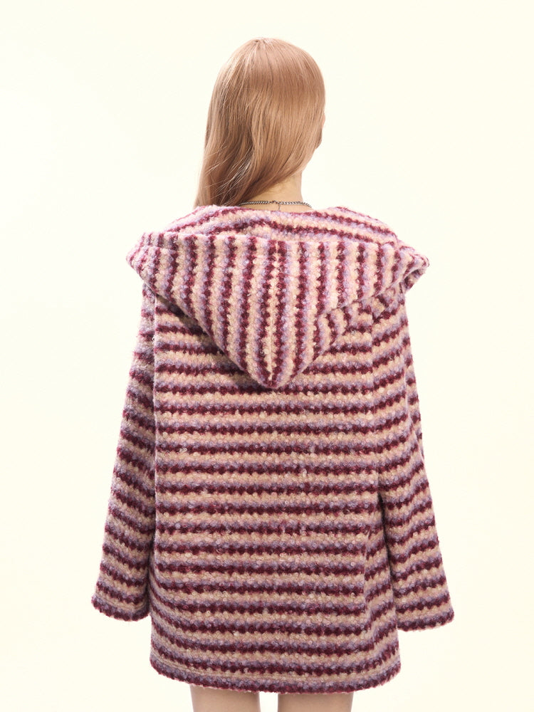 Berry Whirlwind Cocoon Hoodie