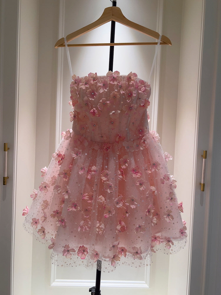 Moonlit Blossom Waltz Dress Set