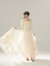 Peach Whip Cloud Skirt