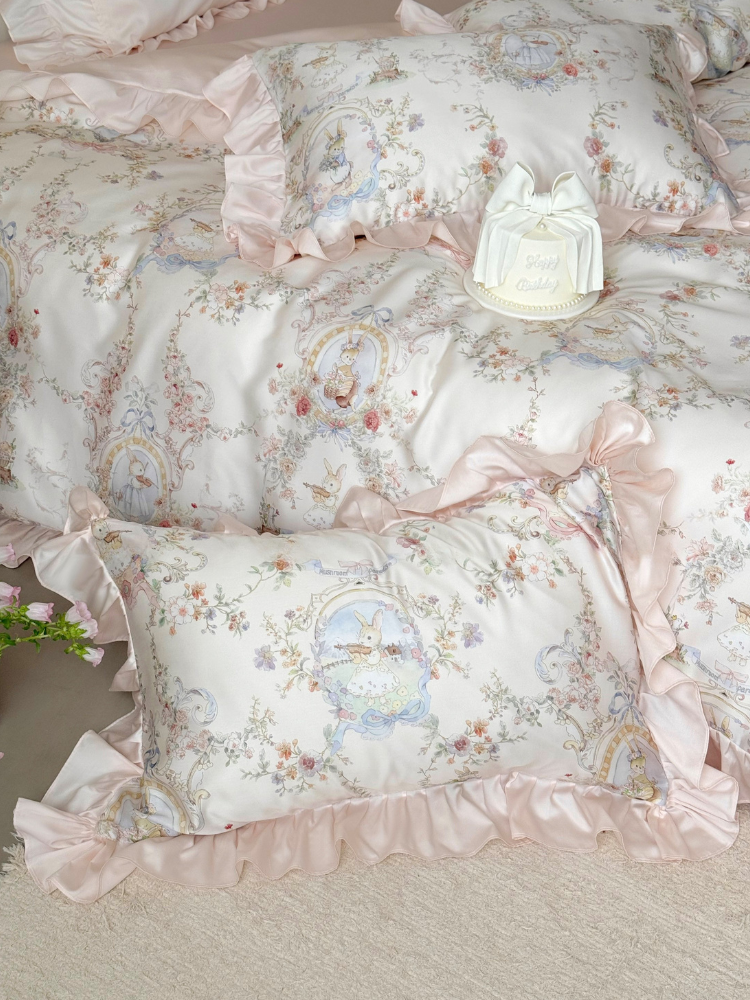 Ballet Garden Bunny Bedding Set
