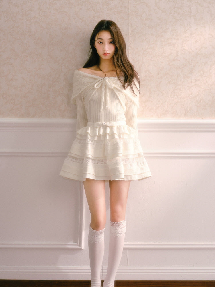 Frost Petal Whisper Knit