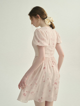 Pink Bloom Whisper Mini Dress