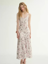 Roseblush Vine Slip Dress