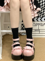 Sweetheart Gothic Lolita Y2k Punk Platform Shoes