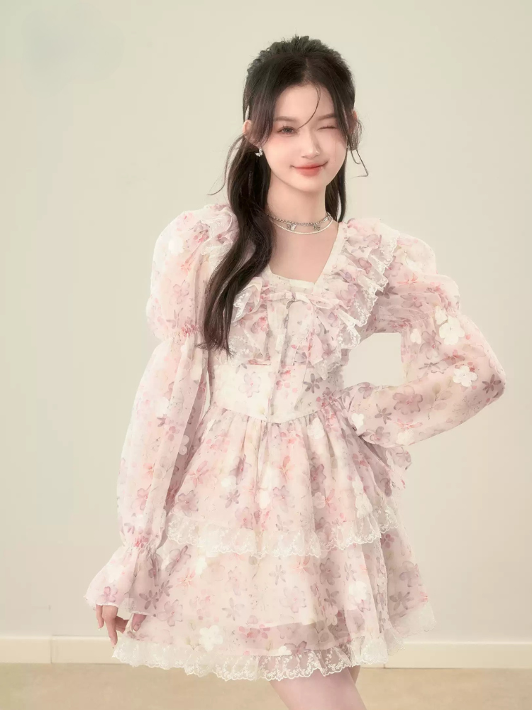 Blossom Reverie Lace Dress