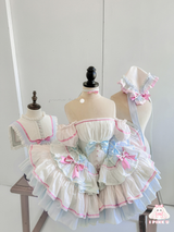 Little Chef Lady Blue Pink Lolita Dress