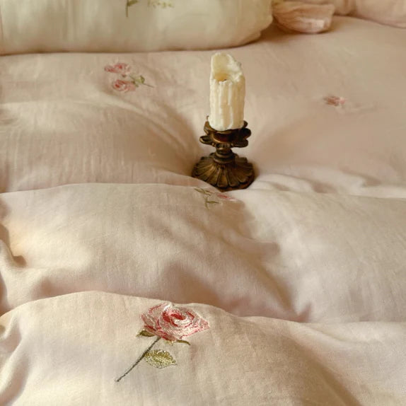 Southern French Rose Bedding Set