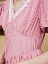Rosalie Lace Trim Dress