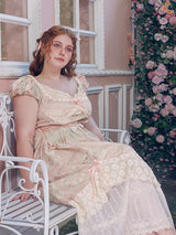 Regency Romance Lace Dress