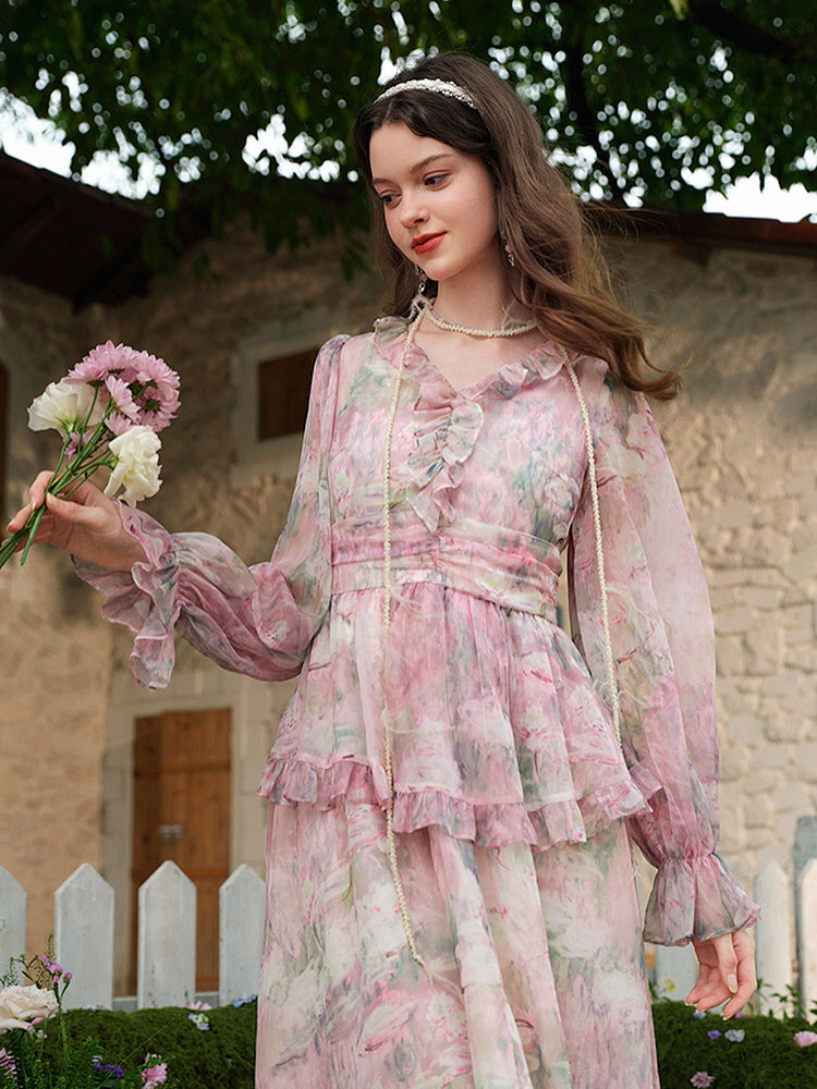 Monet’s Dream Tulle Dress