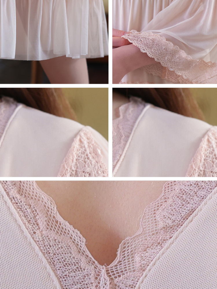 Ethereal Dream Lace Nightgown