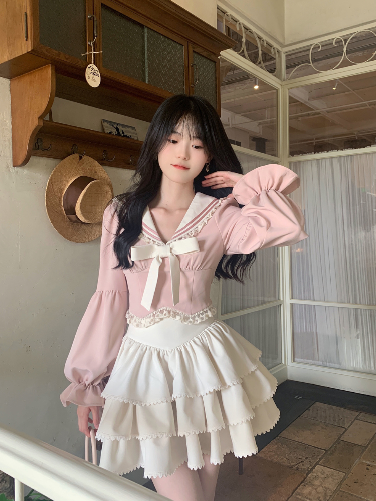 Blush Belle Sailor Blouse