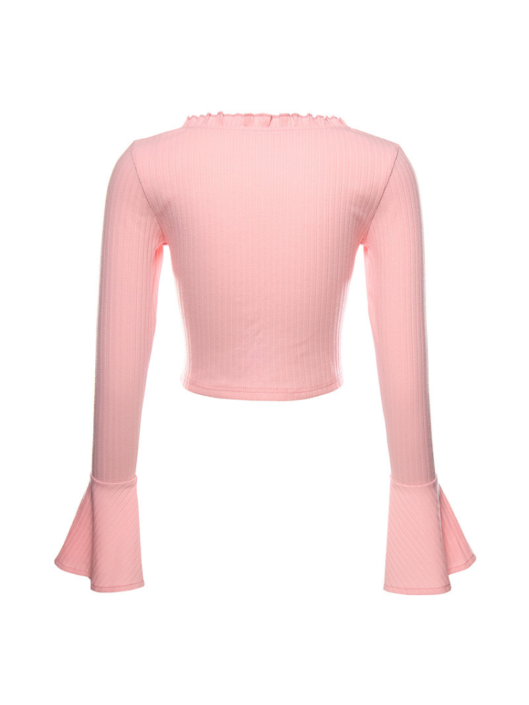 Blush Lace Bow Top