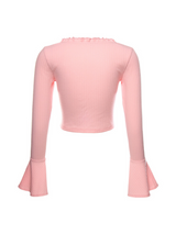 Blush Lace Bow Top