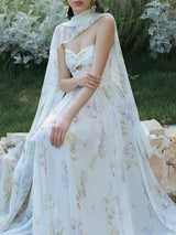 Lilac Whisper Garden Maxi Dress