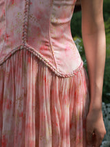 Enchanted Petal Waltz Dress