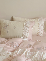 Bunny Garden French Cotton Bedding Set