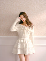 Frost Petal Whisper Knit