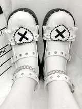 Sweetheart Gothic Lolita Y2k Punk Platform Shoes